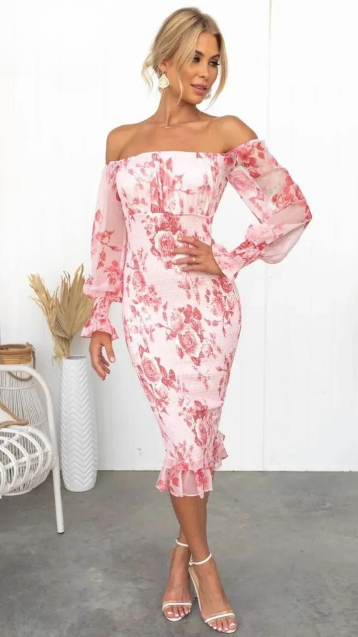 Sophie | Elegant Floral Midi