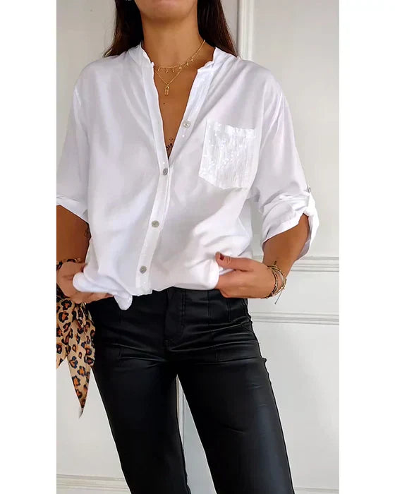 Chloe | Chic Sequin Blouse
