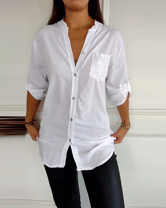 Chloe | Chic Sequin Blouse