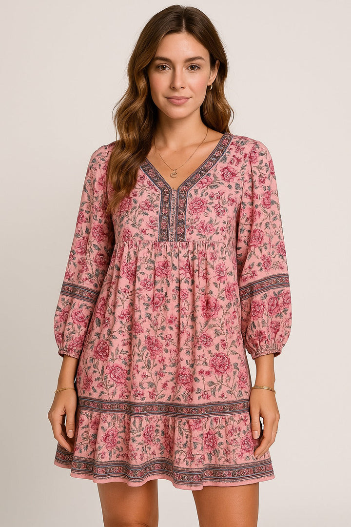 Sophie | Soft Print Mini Dress