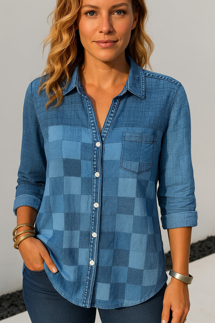 Megan | Stylish Patchwork Dress