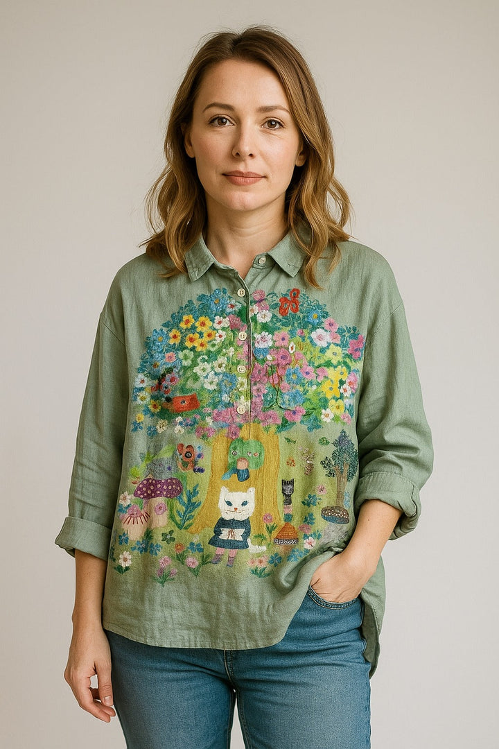 Sophie | Elegant Vintage Blouse