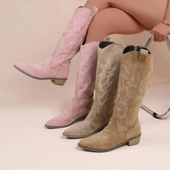 Sophie | Western Embroidered Boots