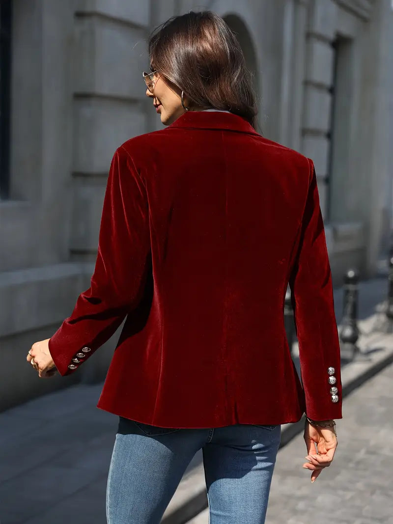 Clara | Luxurious Velvet Blazer