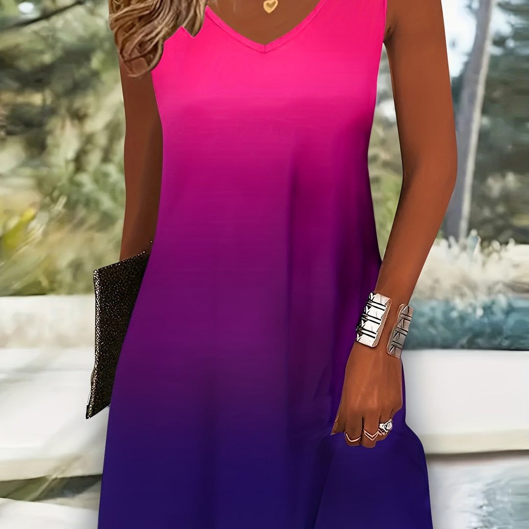 Sophie | Casual Gradient Dress