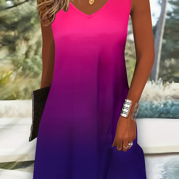 Sophie | Casual Gradient Dress
