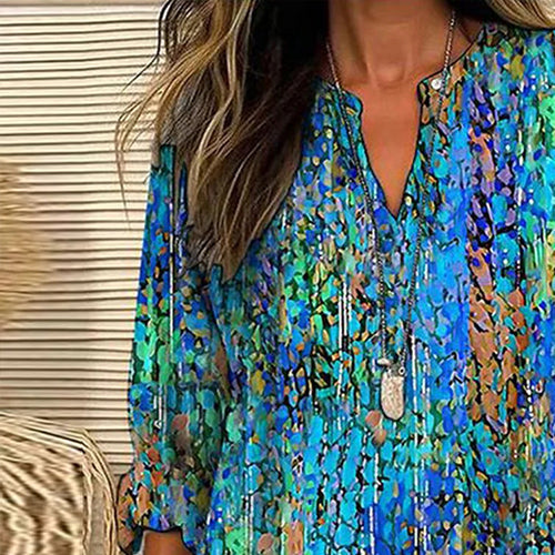 Megan | Stylish V-neck Blouse