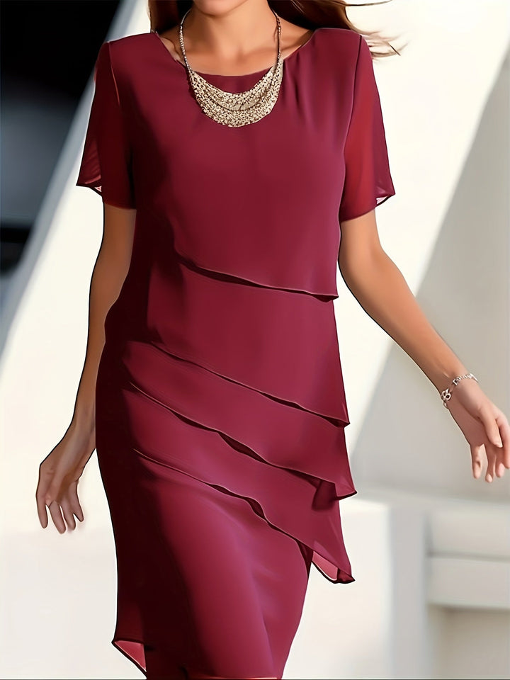 Megan | Chic Chiffon Dress