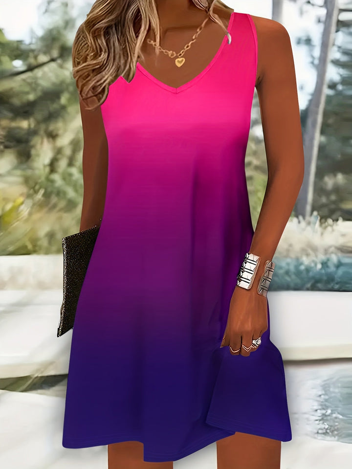 Sophie | Casual Gradient Dress