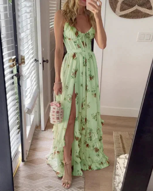 Clara | Floral Midi Dress