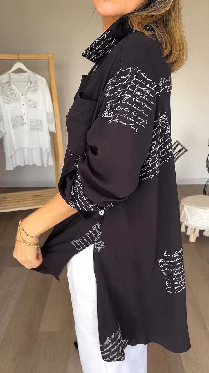 Sophie | Artistic Button-Up Shirt