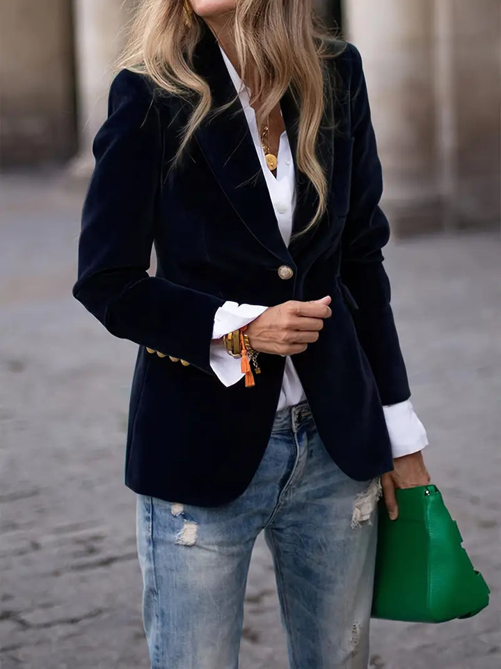 Clara | Luxurious Velvet Blazer
