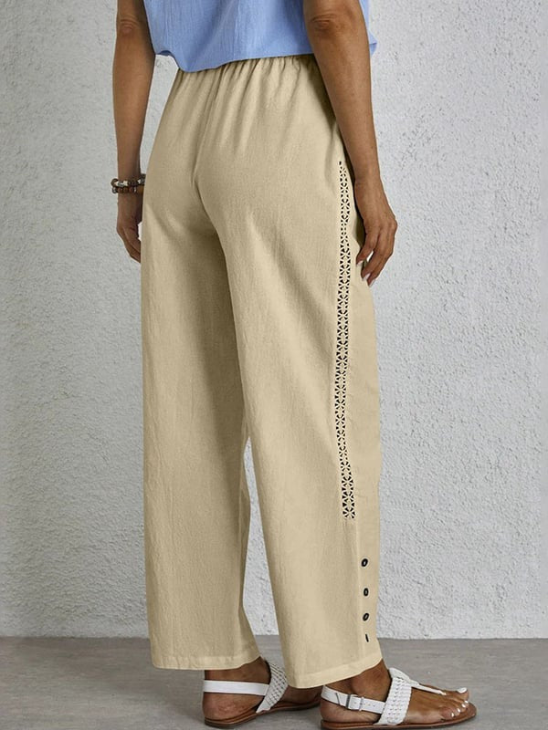 Megan | Chic Button-Up Trousers