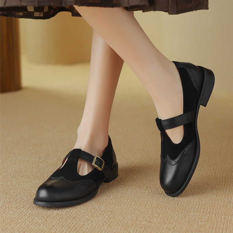 Sophie | Stylish T-strap Shoes
