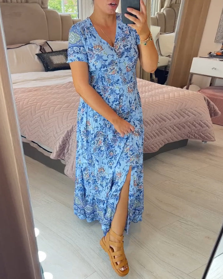 Sophie | V-Neck Floral Dress