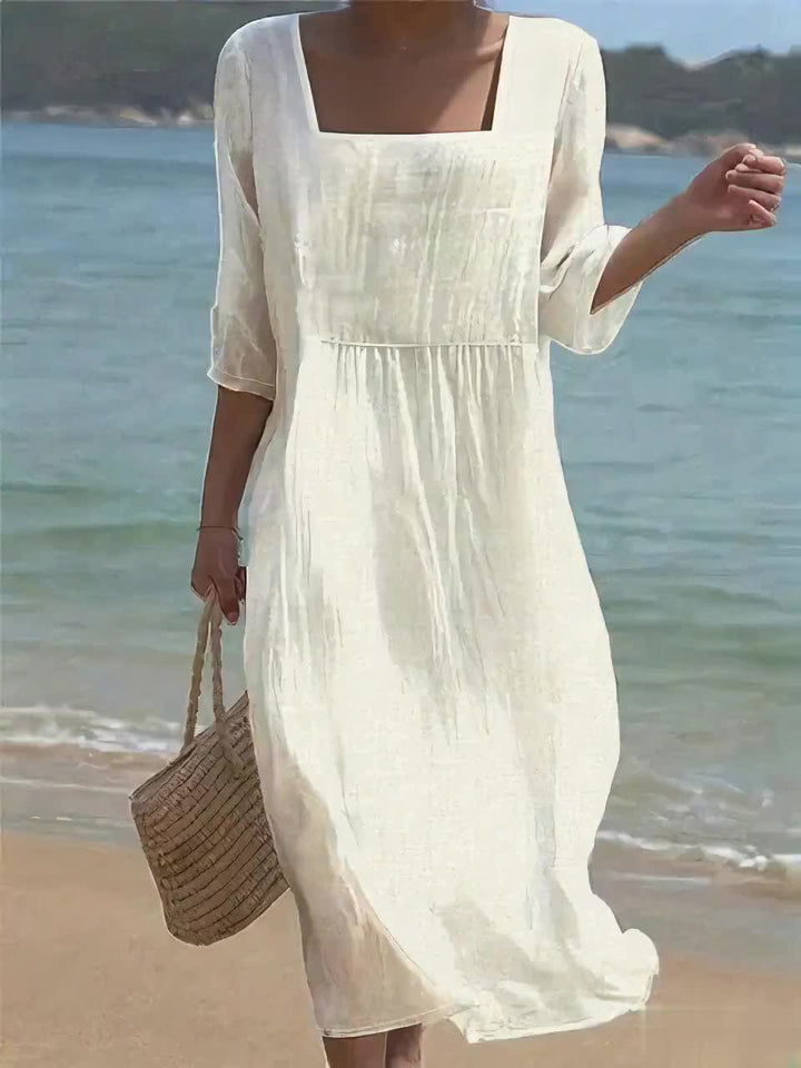 Clara | Lightweight Linen Dress