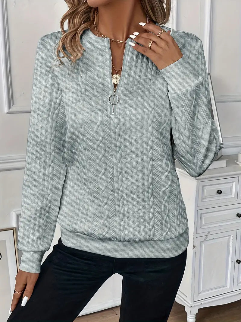Chloe | Chic Zip Jumper