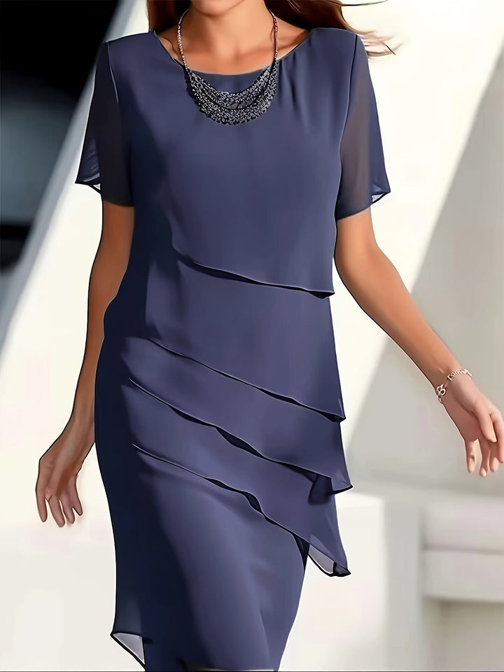 Megan | Chic Chiffon Dress