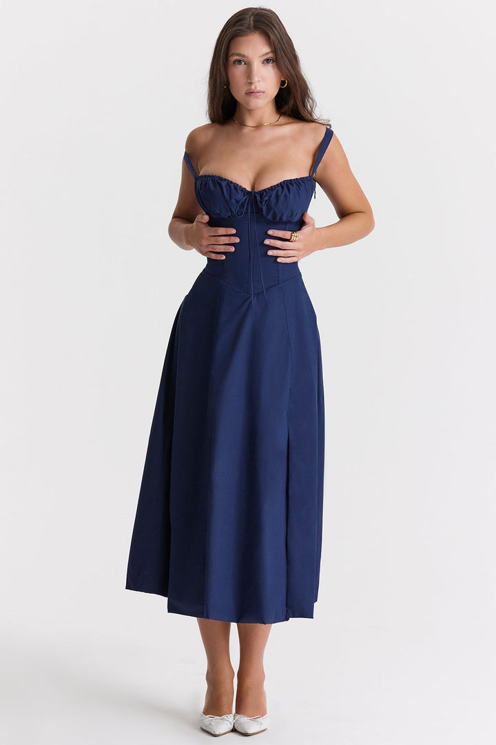 Lily | Structured Midi Dress