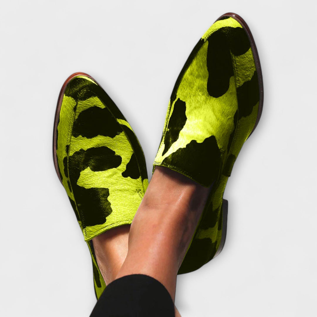 Sophie | Stylish Cow Print Slippers