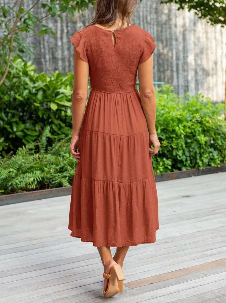 Clara | Flattering Belly Coverage Dress