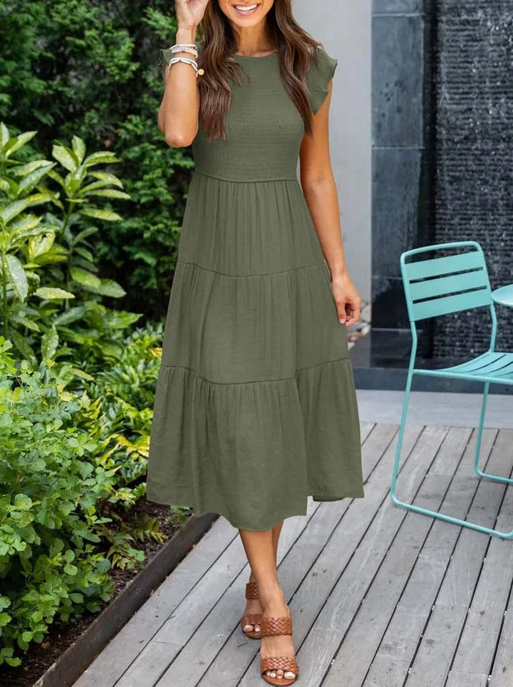 Clara | Flattering Belly Coverage Dress