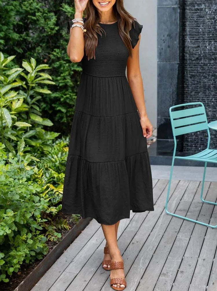 Clara | Flattering Belly Coverage Dress