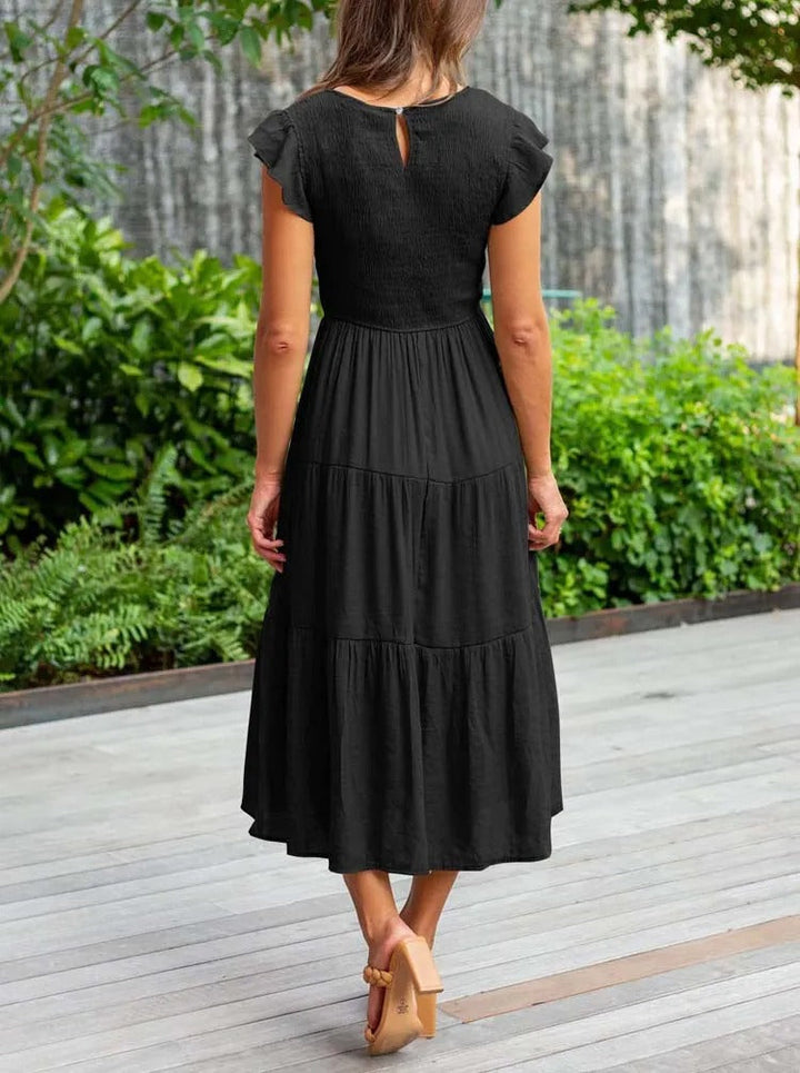 Clara | Flattering Belly Coverage Dress