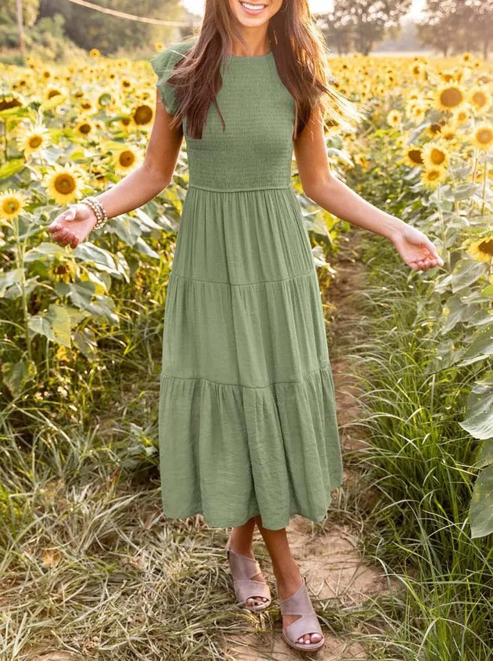 Clara | Flattering Belly Coverage Dress