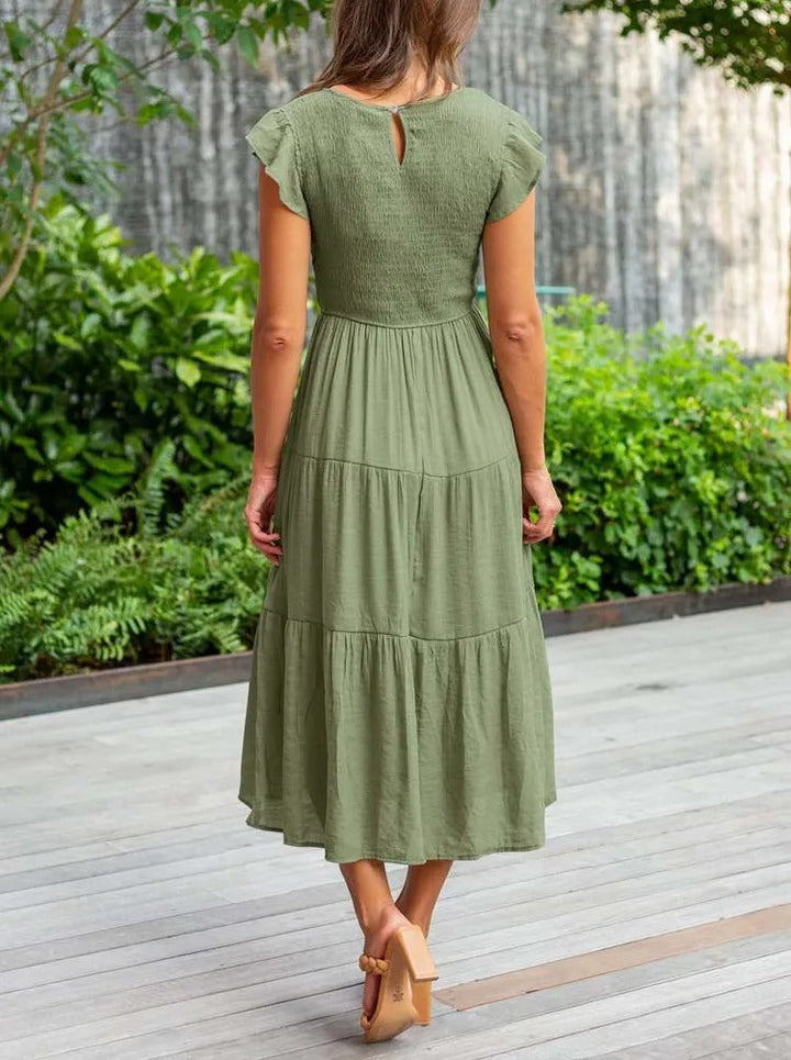 Clara | Flattering Belly Coverage Dress