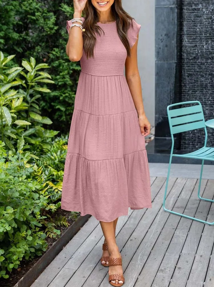 Clara | Flattering Belly Coverage Dress