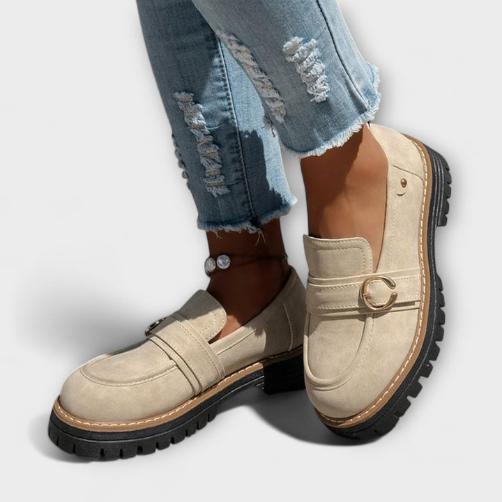 Sophie | Comfortable Light Moccasins
