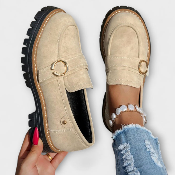 Sophie | Comfortable Light Moccasins