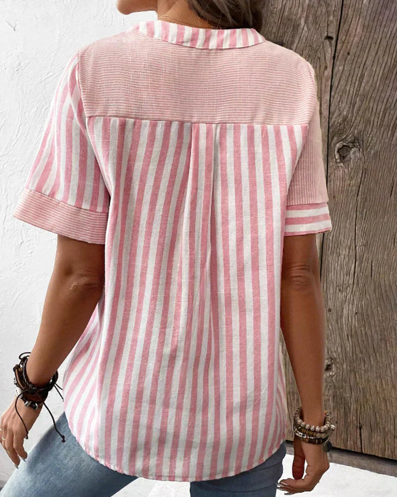 Clara | Timeless Striped Top