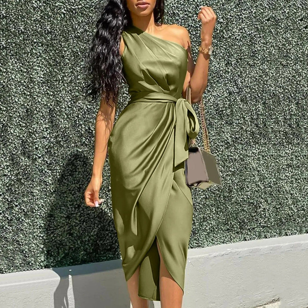 Clara | Elegant Silk Maxi Dress