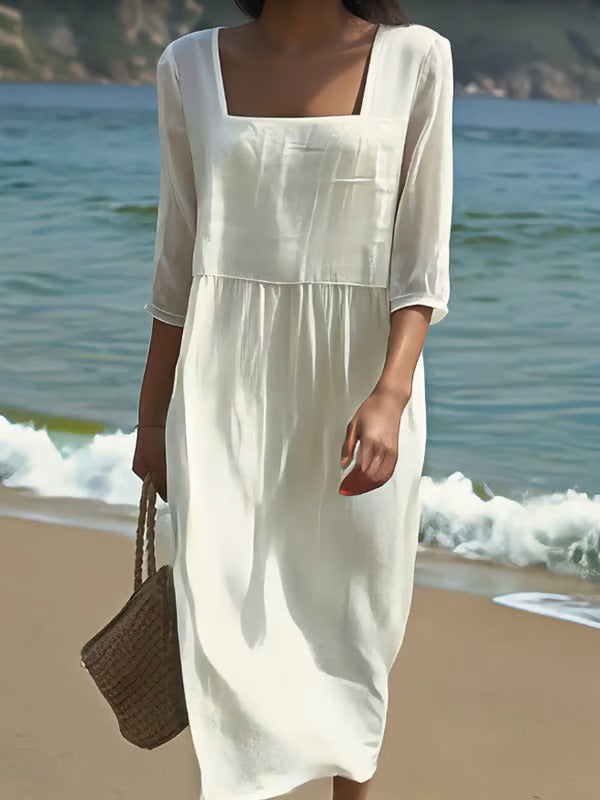 Clara | Lightweight Linen Dress