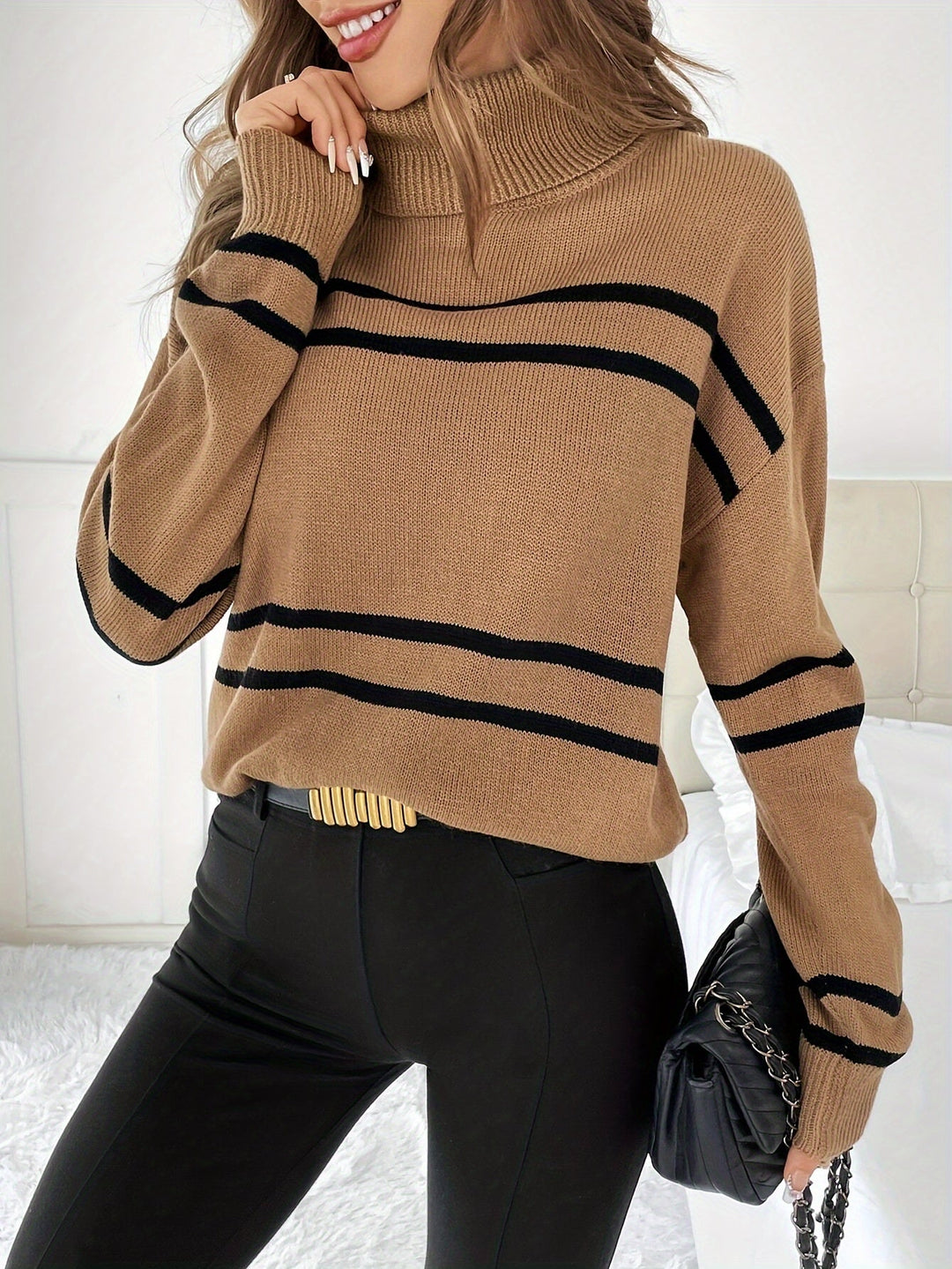 Megan | Cozy Striped Jumper