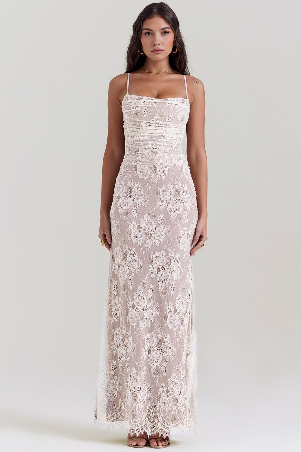 Clara | Elegant Black Lace Dress