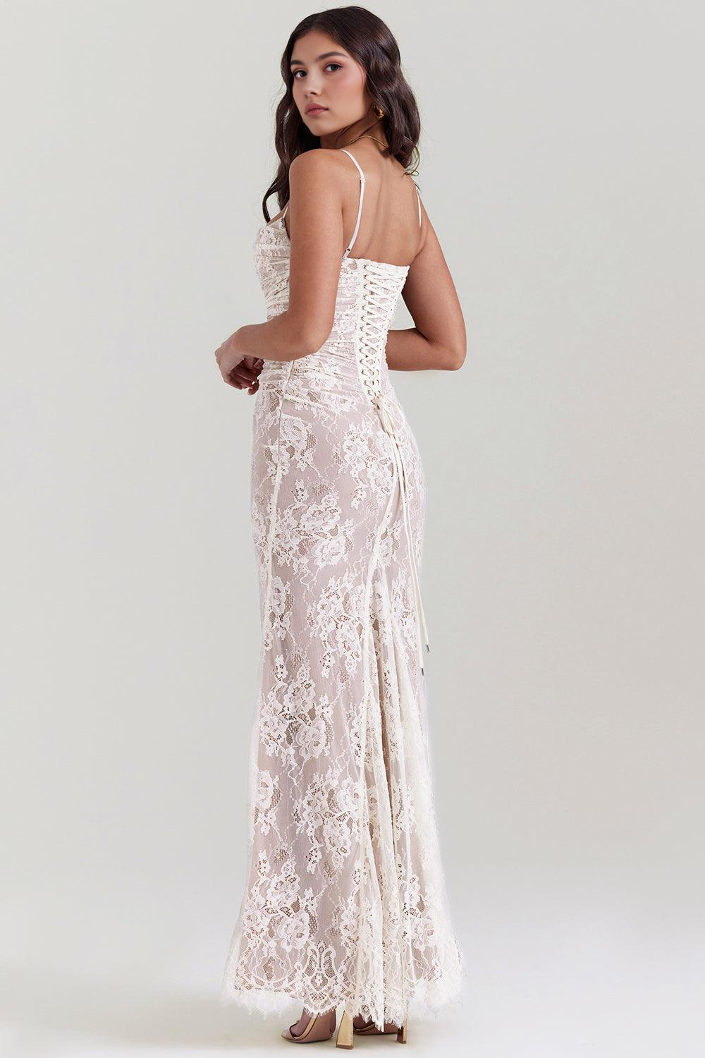 Clara | Elegant Black Lace Dress