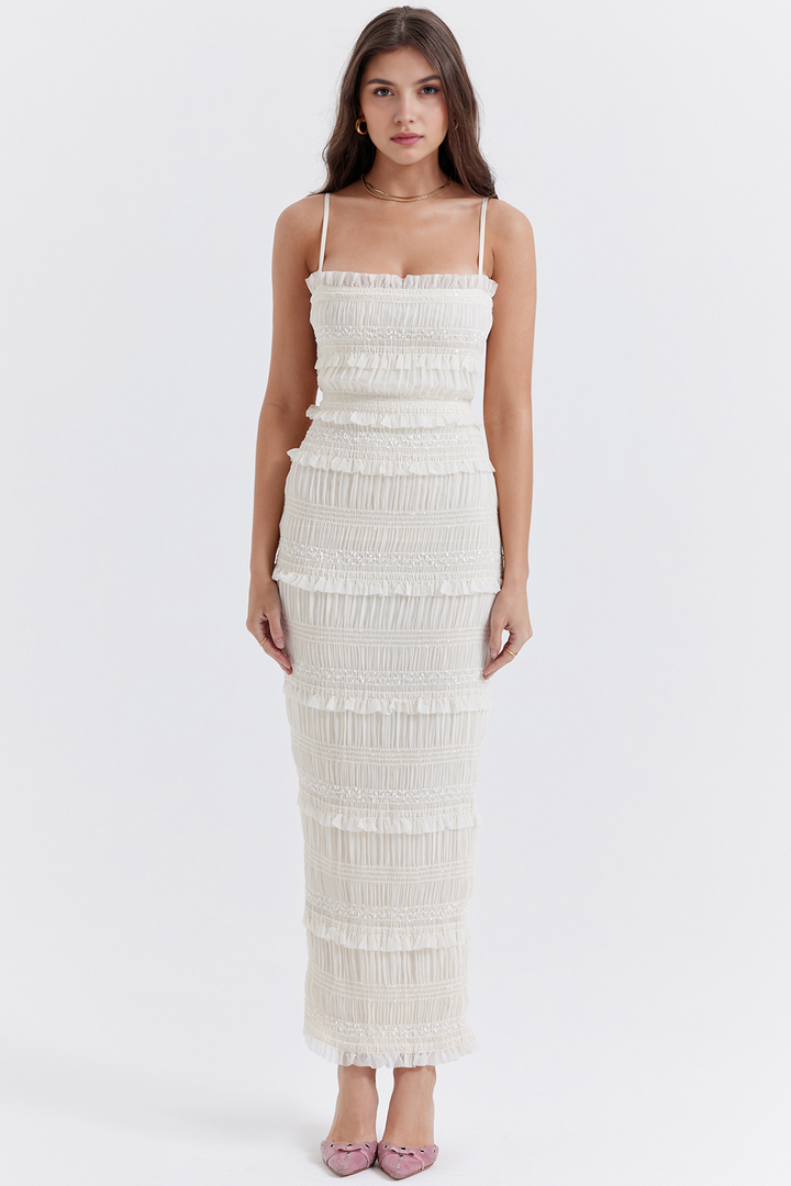 Clara | Elegant Striped Maxi