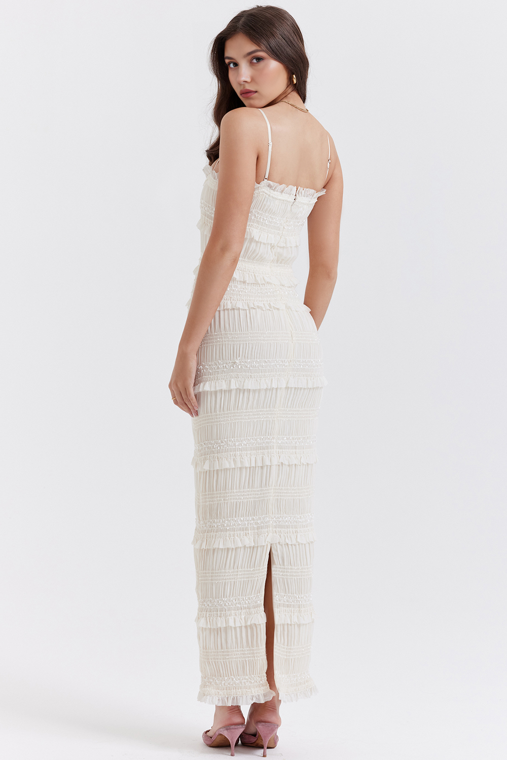 Clara | Elegant Striped Maxi