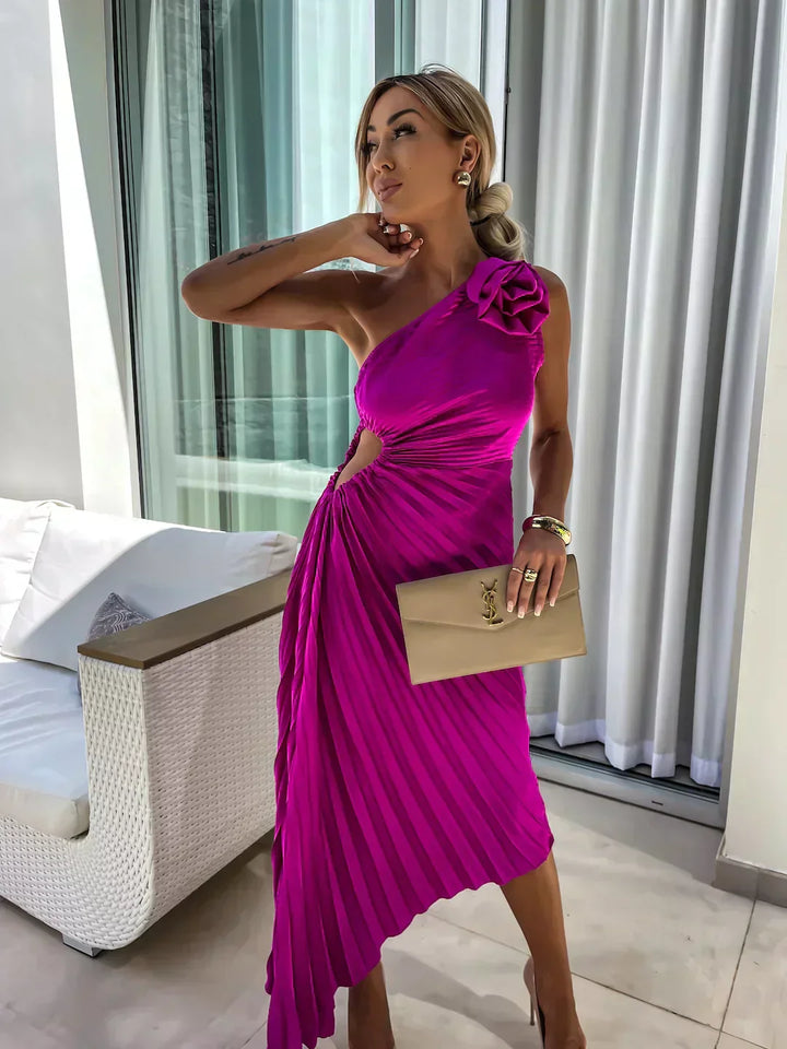 Megan | Elegant Floral Dress