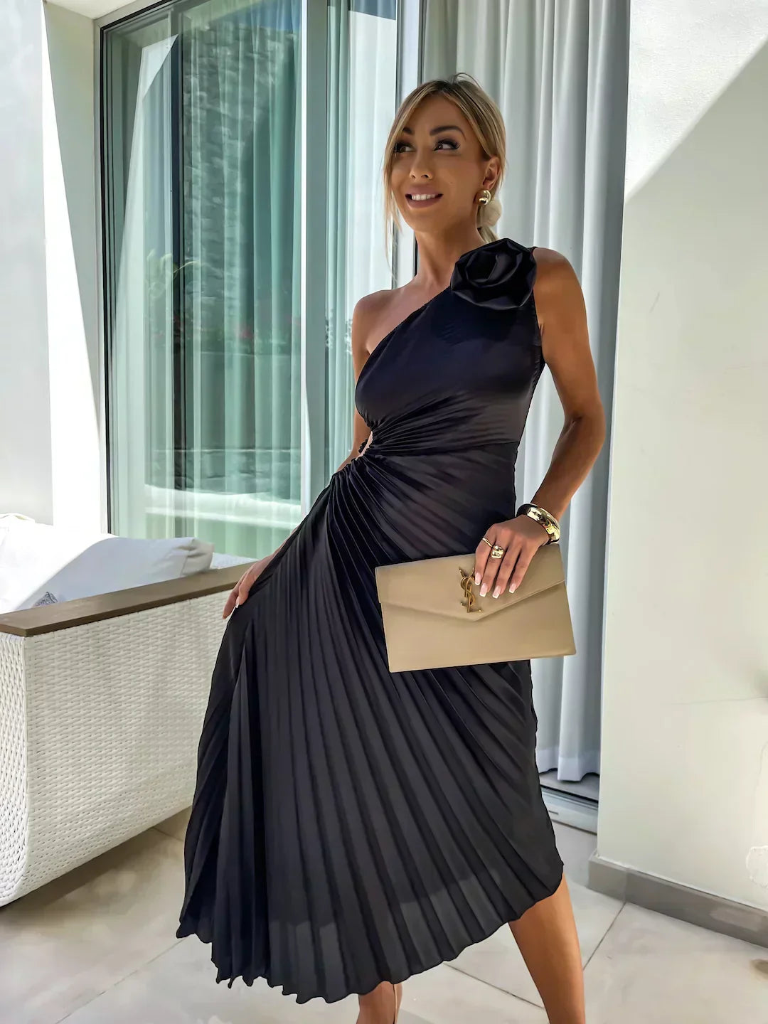 Megan | Elegant Floral Dress