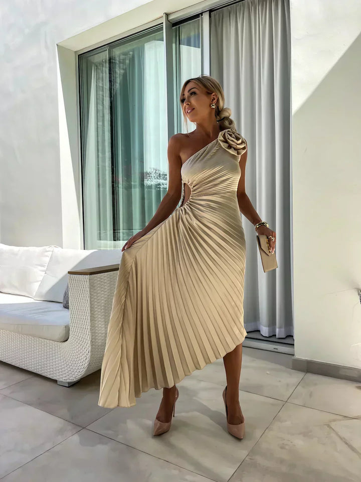 Megan | Elegant Floral Dress