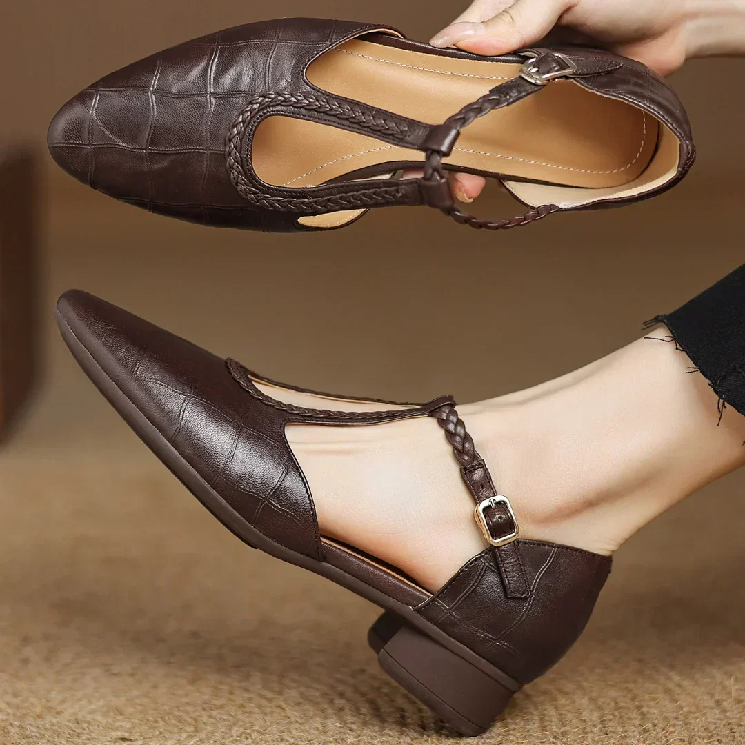 Clara | Comfortable Leather Mary Janes