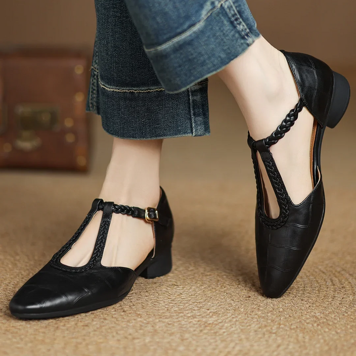 Clara | Comfortable Leather Mary Janes