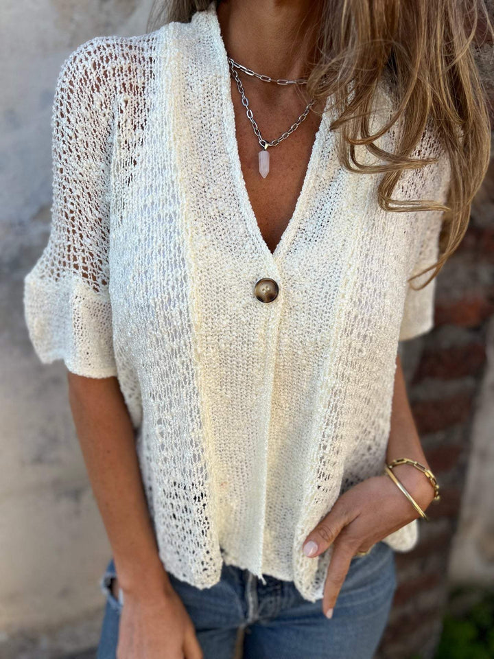 Clara | Stylish Knit Blouse