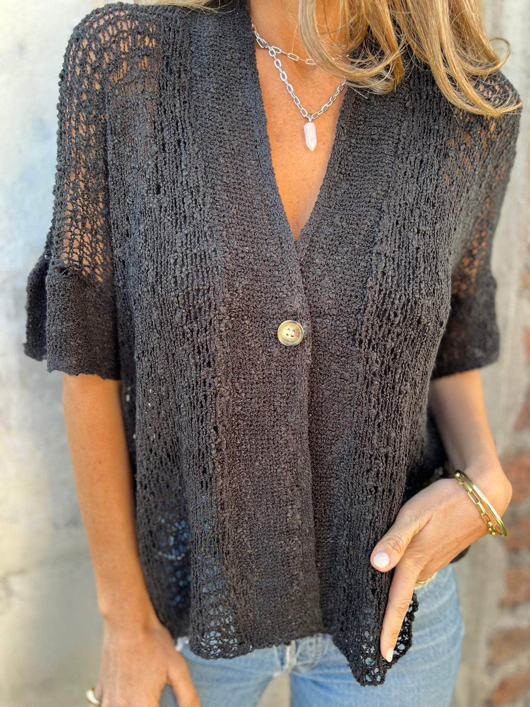 Clara | Stylish Knit Blouse