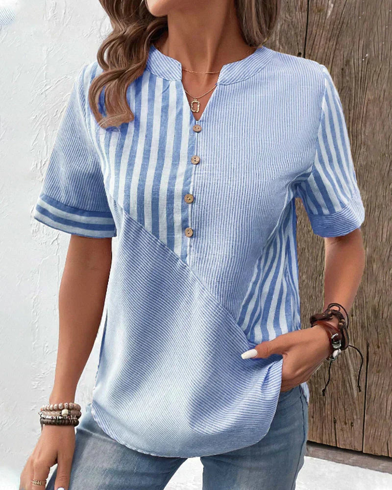 Clara | Timeless Striped Top