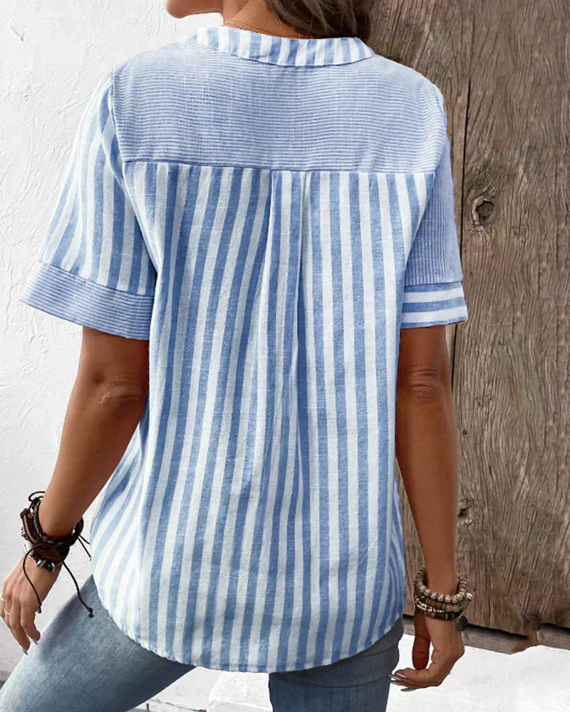 Clara | Timeless Striped Top